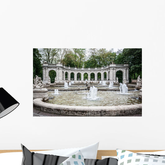 Marchenbrunnen Fairy Tale Fountain Wall Decal