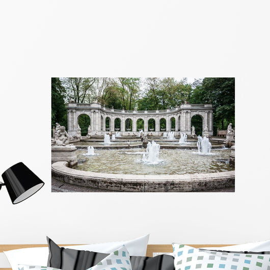 Marchenbrunnen Fairy Tale Fountain Wall Decal