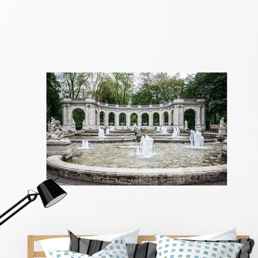 Marchenbrunnen Fairy Tale Fountain Wall Decal