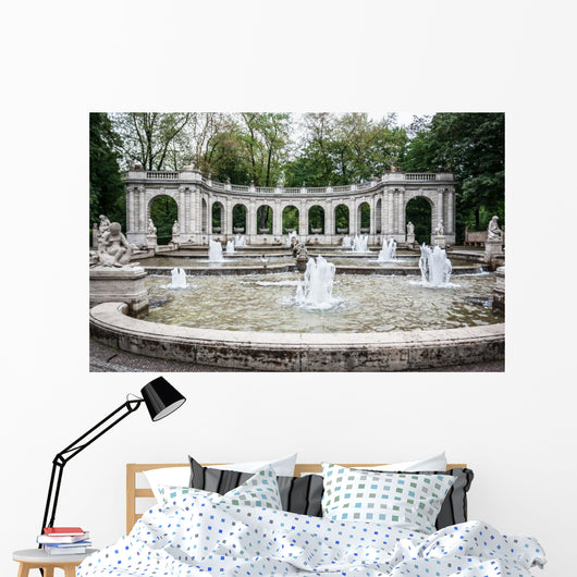 Marchenbrunnen Fairy Tale Fountain Wall Decal