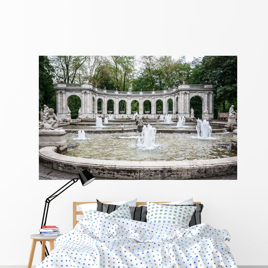 Marchenbrunnen Fairy Tale Fountain Wall Decal