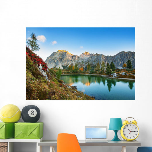 Limides Lake and Mount Wall Decal