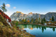 Limides Lake and Mount Wall Decal