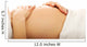 Pregnant woman massagin her belly Wall Decal