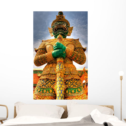 Warrior Statue Bangkok Grand Wall Decal