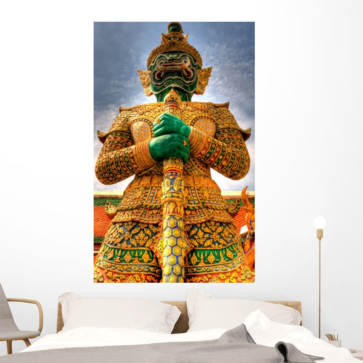 Warrior Statue Bangkok Grand Wall Decal