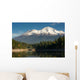 Mt Shasta Reflection Mountain Lake Modest Bridge California Wall Decal