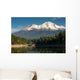 Mt Shasta Reflection Mountain Lake Modest Bridge California Wall Decal