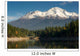 Mt Shasta Reflection Mountain Lake Modest Bridge California Wall Decal
