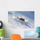 Skier fell during the descent Wall Decal