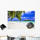 Unique Seychelles White Beach Wall Decal