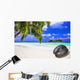 Unique Seychelles White Beach Wall Decal