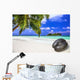 Unique Seychelles White Beach Wall Decal