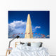 Washington Monument with american flags, Washington DC Wall Decal
