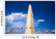 Washington Monument with american flags, Washington DC Wall Decal