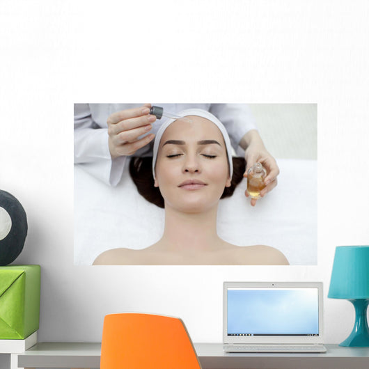 Woman receiving spa treatment  Wall Decal