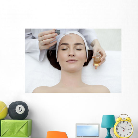 Woman receiving spa treatment  Wall Decal
