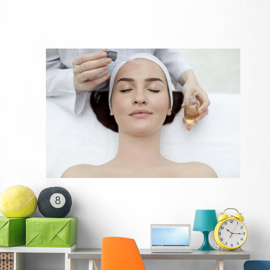 Woman receiving spa treatment  Wall Decal