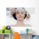 Woman receiving spa treatment  Wall Decal