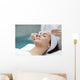 Woman receiving spa treatment  Wall Decal