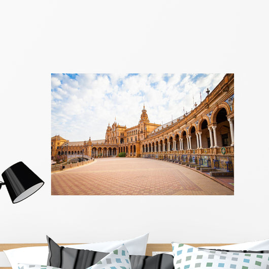 Seville Spain Square Wall Decal