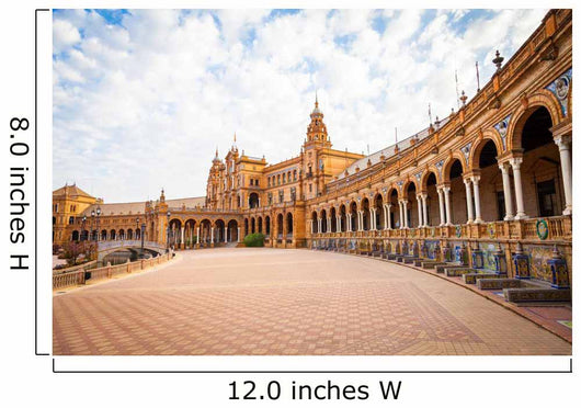 Seville Spain Square Wall Decal