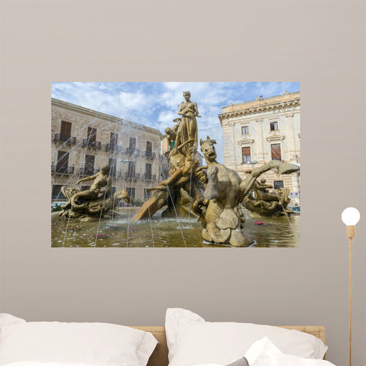Fountain of Ortigia Wall Decal