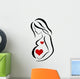 Silhouettes of Pregnant Wall Decal