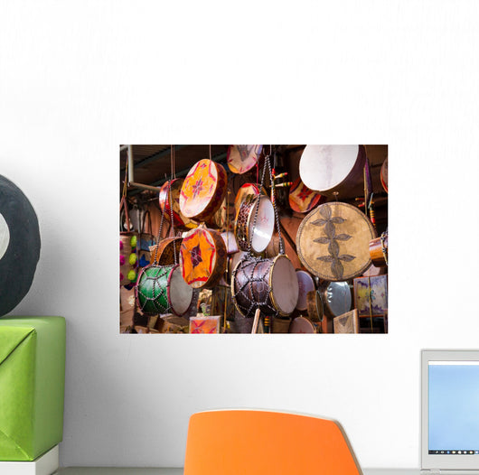 Moroccan drums souvenirs Wall Decal
