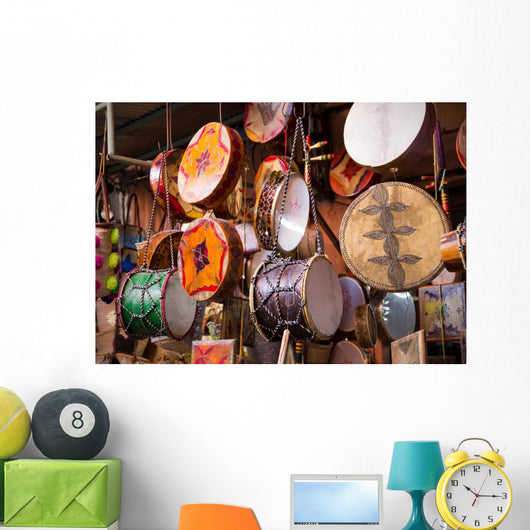 Moroccan drums souvenirs Wall Decal