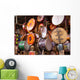 Moroccan drums souvenirs Wall Decal