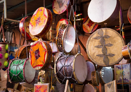 Moroccan drums souvenirs Wall Decal