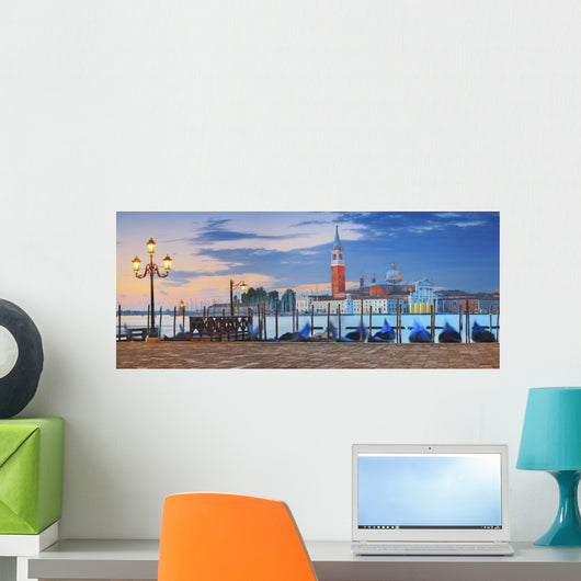 Panorama Venice Sunset Wall Decal