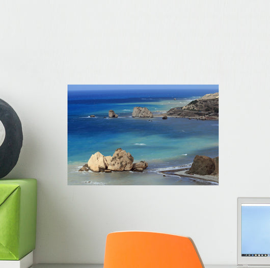 Cyprus - Aphrodite's Rock and Coast Wall Decal