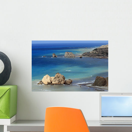 Cyprus - Aphrodite's Rock and Coast Wall Decal