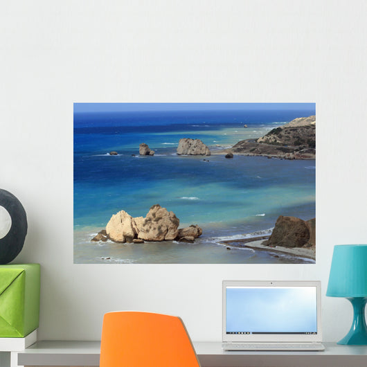 Cyprus - Aphrodite's Rock and Coast Wall Decal