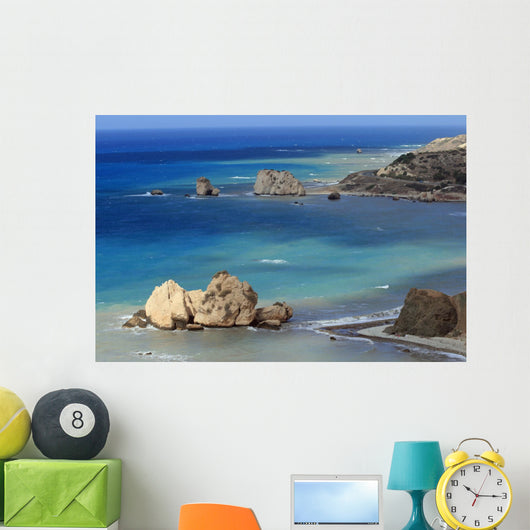 Cyprus - Aphrodite's Rock and Coast Wall Decal