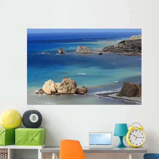 Cyprus - Aphrodite's Rock and Coast Wall Decal