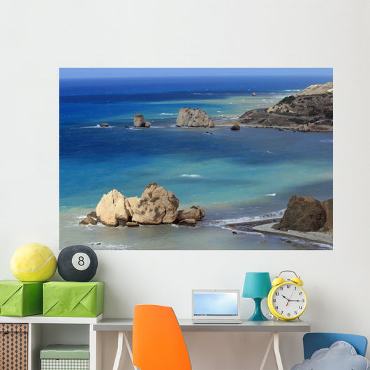 Cyprus - Aphrodite's Rock and Coast Wall Decal