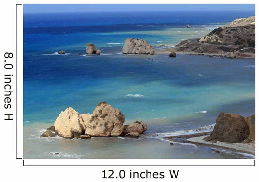 Cyprus - Aphrodite's Rock and Coast Wall Decal