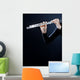 Flute music instrument hands Wall Decal