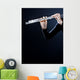 Flute music instrument hands Wall Decal