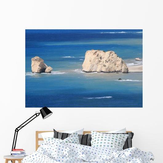 Cyprus Aphrodite's Rock Wall Decal