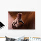 Bloody hand stands on the table Wall Decal