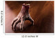 Bloody hand stands on the table Wall Decal