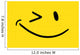 Wink face emoticon Wall Decal
