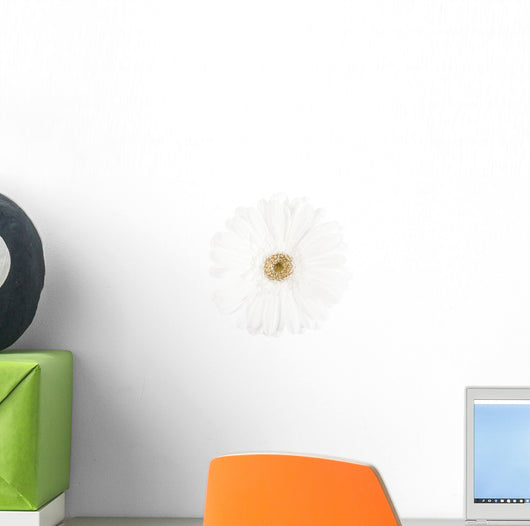 White on white Wall Decal
