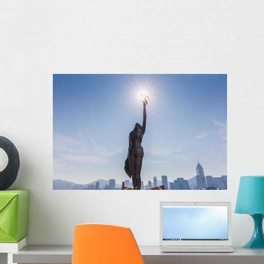 Avenue of the Stars landmark of Hong Kong, China. Wall Decal