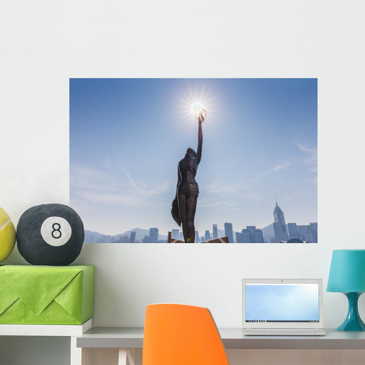 Avenue of the Stars landmark of Hong Kong, China. Wall Decal