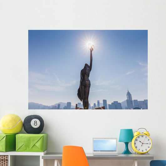 Avenue of the Stars landmark of Hong Kong, China. Wall Decal